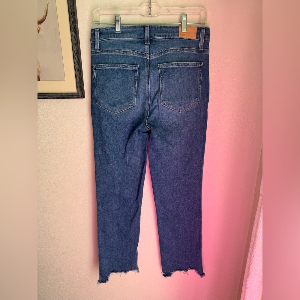 PAIGE Blue Cropped Jeans - Picture 5 of 9
